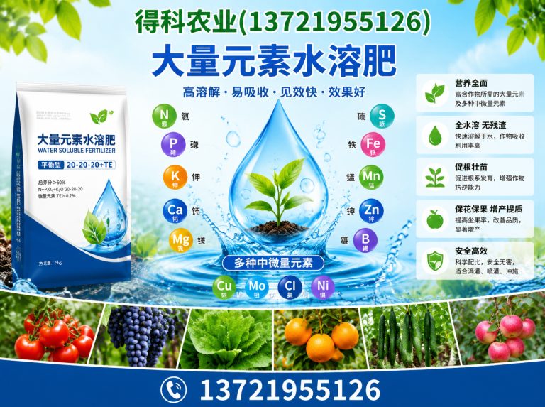 诸城市大量元素水溶肥展示图
